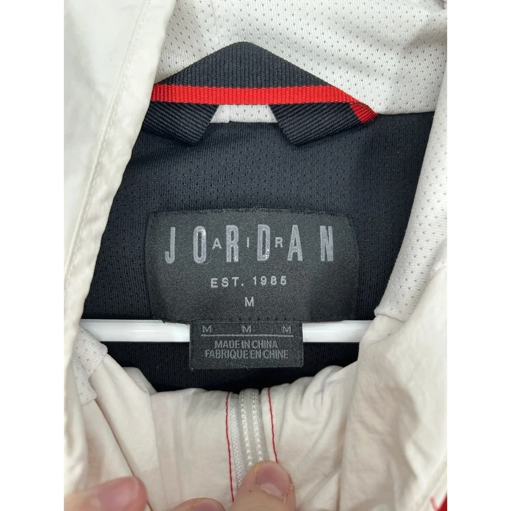 Nike Air Jordan Wings‎ Anorak Windbreaker Jacket Mens Medium Hooded 942729-657